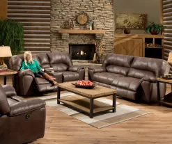 Stallion Brown Snuggle Up Recliner -Home Style Shop 810182518 810182519 810168898