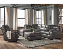 Fallston Slate Ottoman -Home Style Shop 810348709 810348710 810348751 810348752