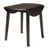 Hammis Dark Brown Round Dining Room Table