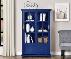 Ameriwood Glass Door 4-Shelf Bookcases -Home Style Shop 810369291