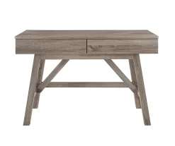 Margo Gray 2-Drawer Wood Desk
