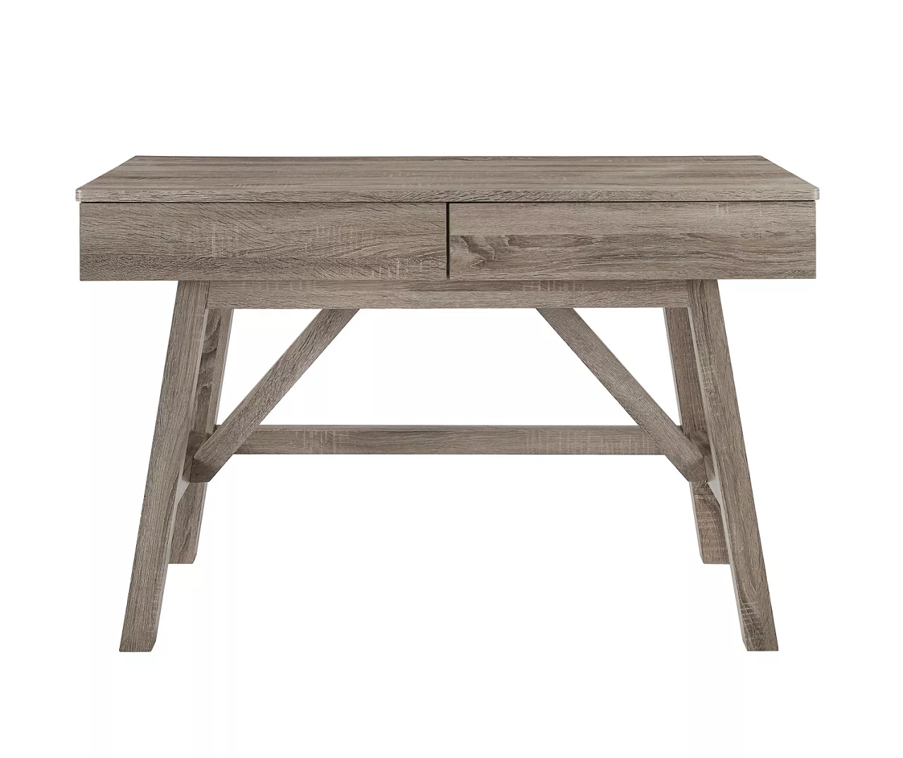 Margo Gray 2-Drawer Wood Desk 1 Margo Gray 2-Drawer Wood Desk