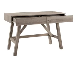 Margo Gray 2-Drawer Wood Desk 14 Margo Gray 2-Drawer Wood Desk -Home Style Shop 810386284 A8 4