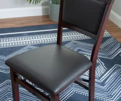 Brown Classic Open Back Folding Chairs, 2-Pack -Home Style Shop 810389460 B8