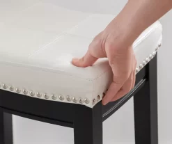 Brooke 24" Saddle Counter Stool -Home Style Shop 810389522 A8 8