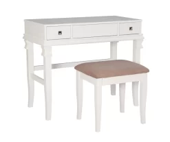 Martha Mirror Vanity Set With Stool 26 Martha Mirror Vanity Set With Stool -Home Style Shop 810389524 A0 2