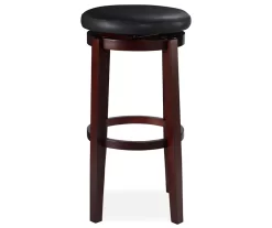 29" Clea Black Pub Barstool -Home Style Shop 810389526 2