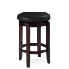 24" Clea Black Counter Stool