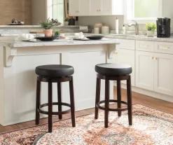 24" Clea Black Counter Stool -Home Style Shop 810389528 B0 2