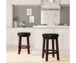 24" Clea Black Counter Stool -Home Style Shop 810389528 B0 3