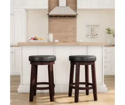 24" Clea Black Counter Stool -Home Style Shop 810389528 B0 4