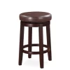 24" Clea Brown Counter Stool