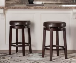 24" Clea Brown Counter Stool -Home Style Shop 810389529 B0