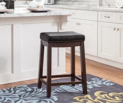 Brooke 24" Saddle Counter Stool -Home Style Shop 810389537 A0 6
