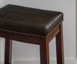 Brooke 24" Saddle Counter Stool -Home Style Shop 810389537 A8 7