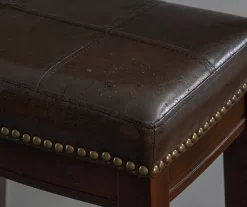 Brooke 24" Saddle Counter Stool -Home Style Shop 810389537 A8 9