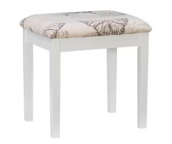 Butterfly Mirror Vanity Set With Stool -Home Style Shop 810389543 A0 5