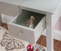 Butterfly Mirror Vanity Set With Stool -Home Style Shop 810389544 B0 3