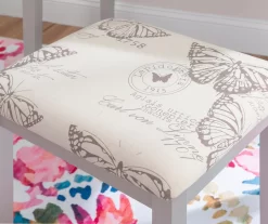 Butterfly Mirror Vanity Set With Stool -Home Style Shop 810389544 B0 4