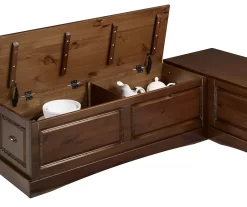 Cannon Walnut Backless Breakfast Nook -Home Style Shop 810389665 A8 1