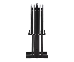 Davis White Faux Marble Tray Tables With Stand, 5-Piece Set -Home Style Shop 810389673 A0 4