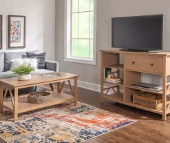 Rockford Rustic Gray 5-Shelf TV & Media Center -Home Style Shop 810389684 A0 10