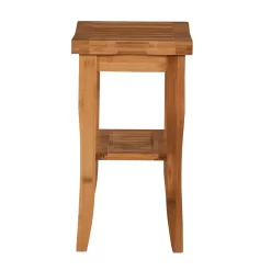18" Pierce Bamboo Bathroom Stool -Home Style Shop 810389685 4