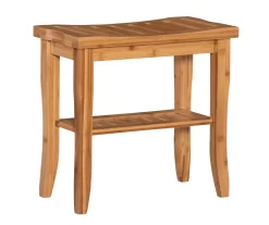 18" Pierce Bamboo Bathroom Stool -Home Style Shop 810389685 A0 1