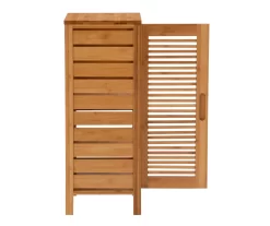 Pierce Bamboo Single Door Floor Cabinet -Home Style Shop 810389686 A2 1