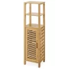 Pierce Bamboo 5-Shelf Mid Cabinet
