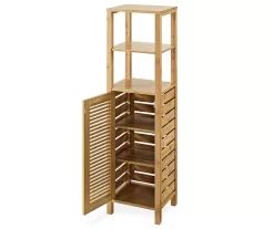 Pierce Bamboo 5-Shelf Mid Cabinet -Home Style Shop 810389690 2