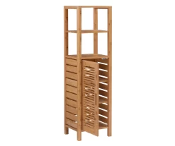 Pierce Bamboo 5-Shelf Mid Cabinet -Home Style Shop 810389690 A0 3