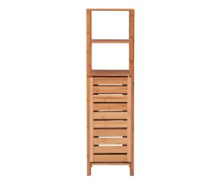Pierce Bamboo 5-Shelf Mid Cabinet -Home Style Shop 810389690 A2 2