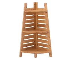 Pierce Bamboo 3-Tier Corner Shelf -Home Style Shop 810389691 A0 2