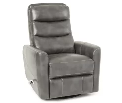Real Living Bolero Faux Leather Swivel Glider Recliner -Home Style Shop 810394206 7