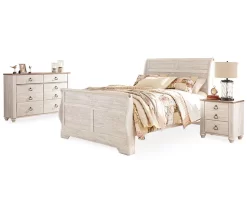 Willowton Whitewash Dresser -Home Style Shop 810406134 810406135 810406136 810406133 810422732 1