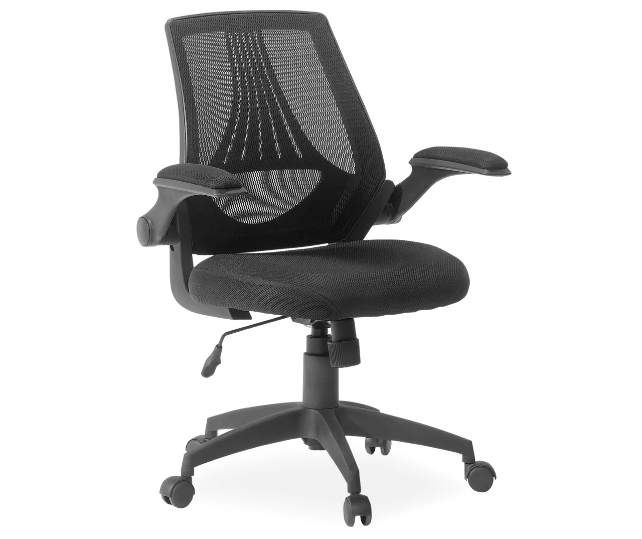 Black Mesh Office Chair 2 Black Mesh Office Chair - Image 2
