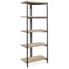 Charter Oak 5-Shelf Bookcase
