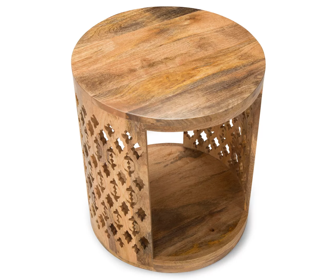 Brinley Starburst Cutout Round End Table 2 Brinley Starburst Cutout Round End Table - Image 2