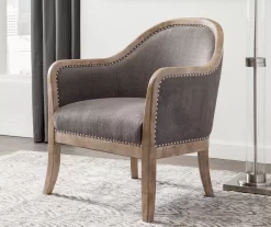 Engineer Taupe Accent Chair -Home Style Shop 810431435