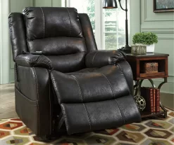 Yandel Black Power Lift Recliner -Home Style Shop 810431470 3