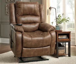 Signature Design By Ashley Yandel Power Lift Recliner -Home Style Shop 810431471 2