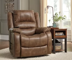 Signature Design By Ashley Yandel Power Lift Recliner -Home Style Shop 810431471