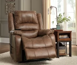 Signature Design By Ashley Yandel Power Lift Recliner -Home Style Shop 810431471 3