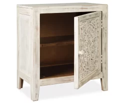 Fossil Ridge White Accent Cabinet -Home Style Shop 810431483 3