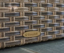 Broyhill Eagle Brooke All-Weather Wicker Cushioned Patio Sofa -Home Style Shop 810452032 810452033