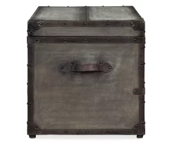 Amsel Gray Storage Trunk -Home Style Shop 810458018 5