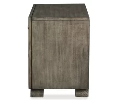 Arnett Smoky Gray Nightstand -Home Style Shop 810458207 4