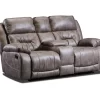 Nashville Reclining Console Loveseat