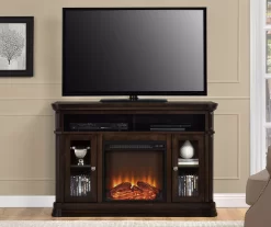 47" Northwoods Espresso Electric Fireplace Console -Home Style Shop 810464965 2